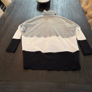 Women's Striped Turtleneck Sweater (Unkown Brand).